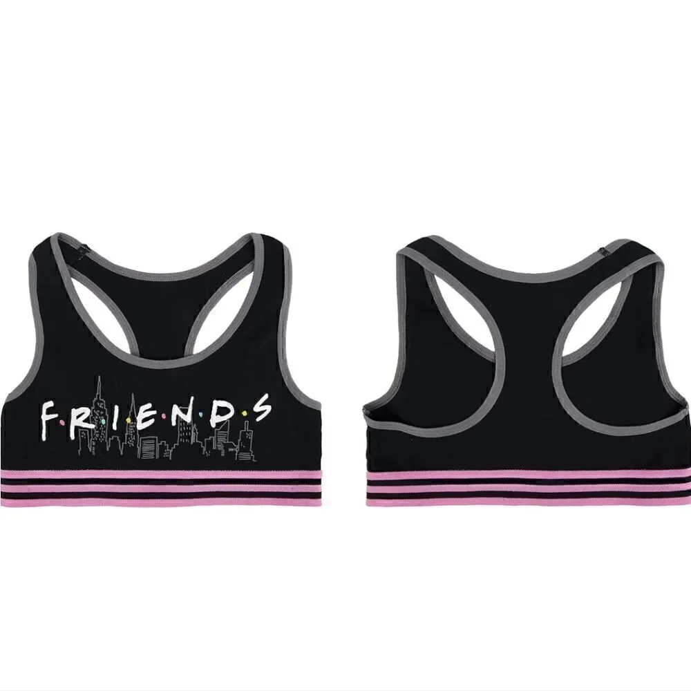 Warner Bros, Friends sports bra with padding, nwt, size 10